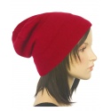 Czapka damska zimowa 3w1 beanie - czerwona